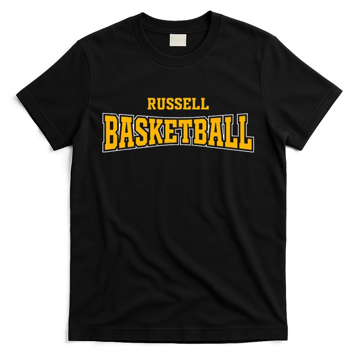 Russell High School Basketball Warp Hs T-Shirt