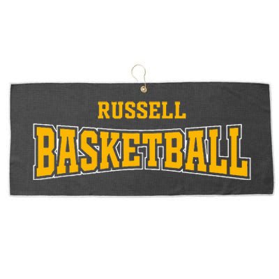 Russell High School Basketball Warp Hs Large Microfiber Waffle Golf Towel