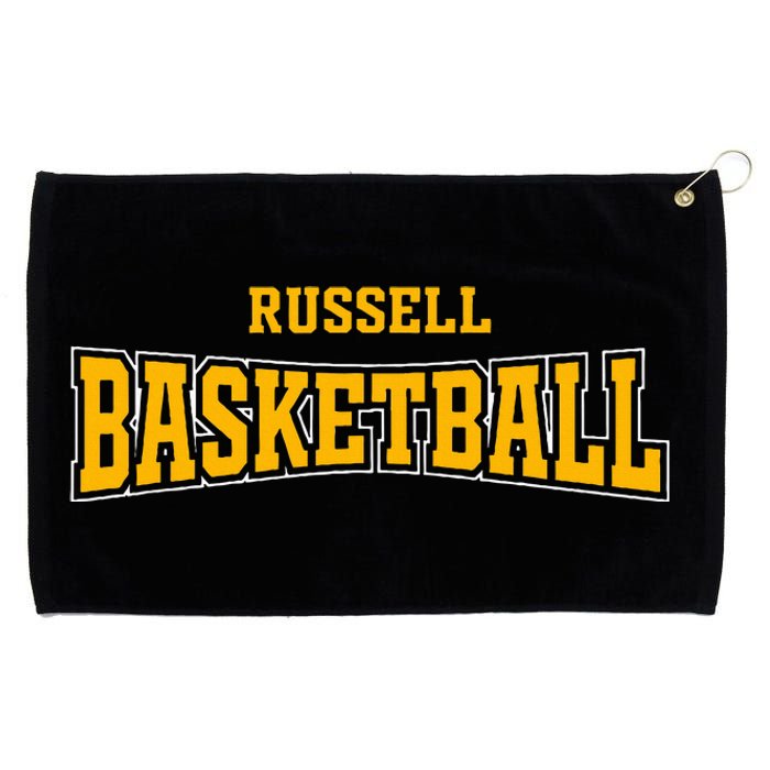 Russell High School Basketball Warp Hs Grommeted Golf Towel