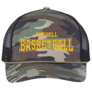 Russell High School Basketball Warp Hs Retro Rope Trucker Hat Cap