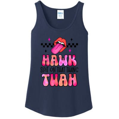 Retro Hawk Tush Spit On That Thing Groovy Gift Ladies Essential Tank