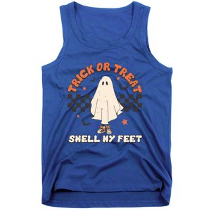 Retro Halloween Trick Or Treat Smell My Feet Meaningful Gift Tank Top