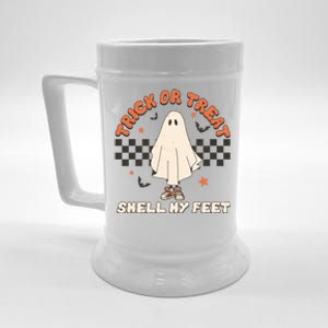 Retro Halloween Trick Or Treat Smell My Feet Meaningful Gift Beer Stein