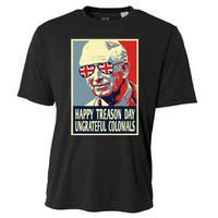 Retro Happy Treason Day 4th Of July British Colonials Flag Cooling Performance Crew T-Shirt