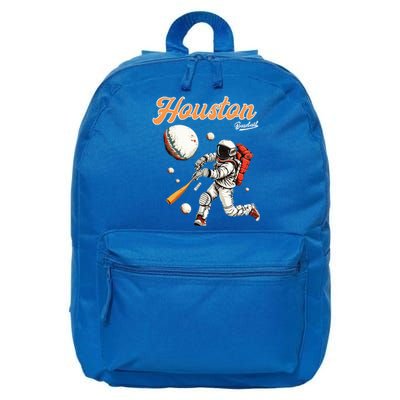 Retro Houston Texas Baseball Astronaut 16 in Basic Backpack