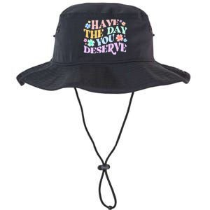 Retro Have The Day You Deserve Legacy Cool Fit Booney Bucket Hat