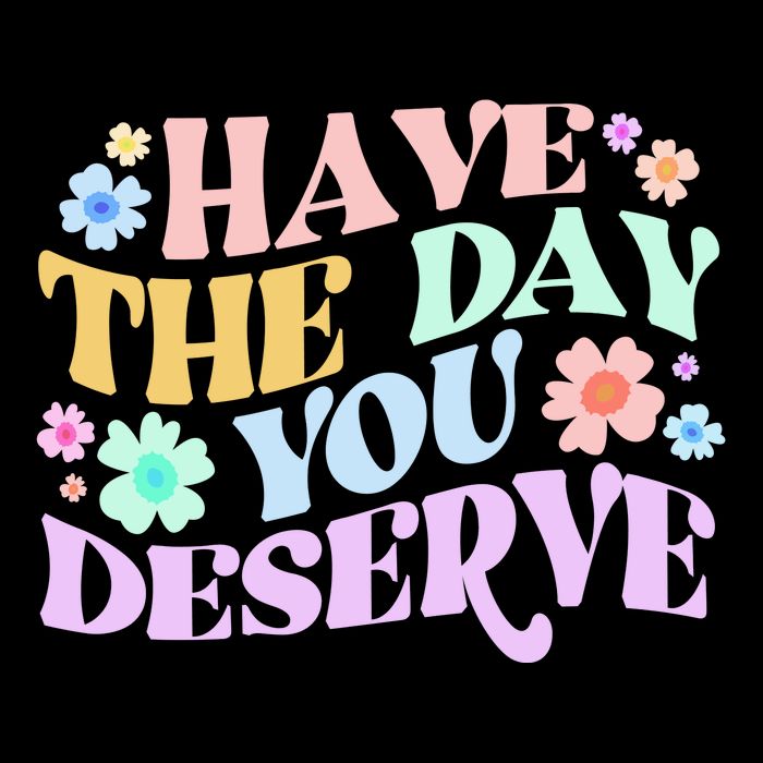 Retro Have The Day You Deserve 16 in Basic Backpack
