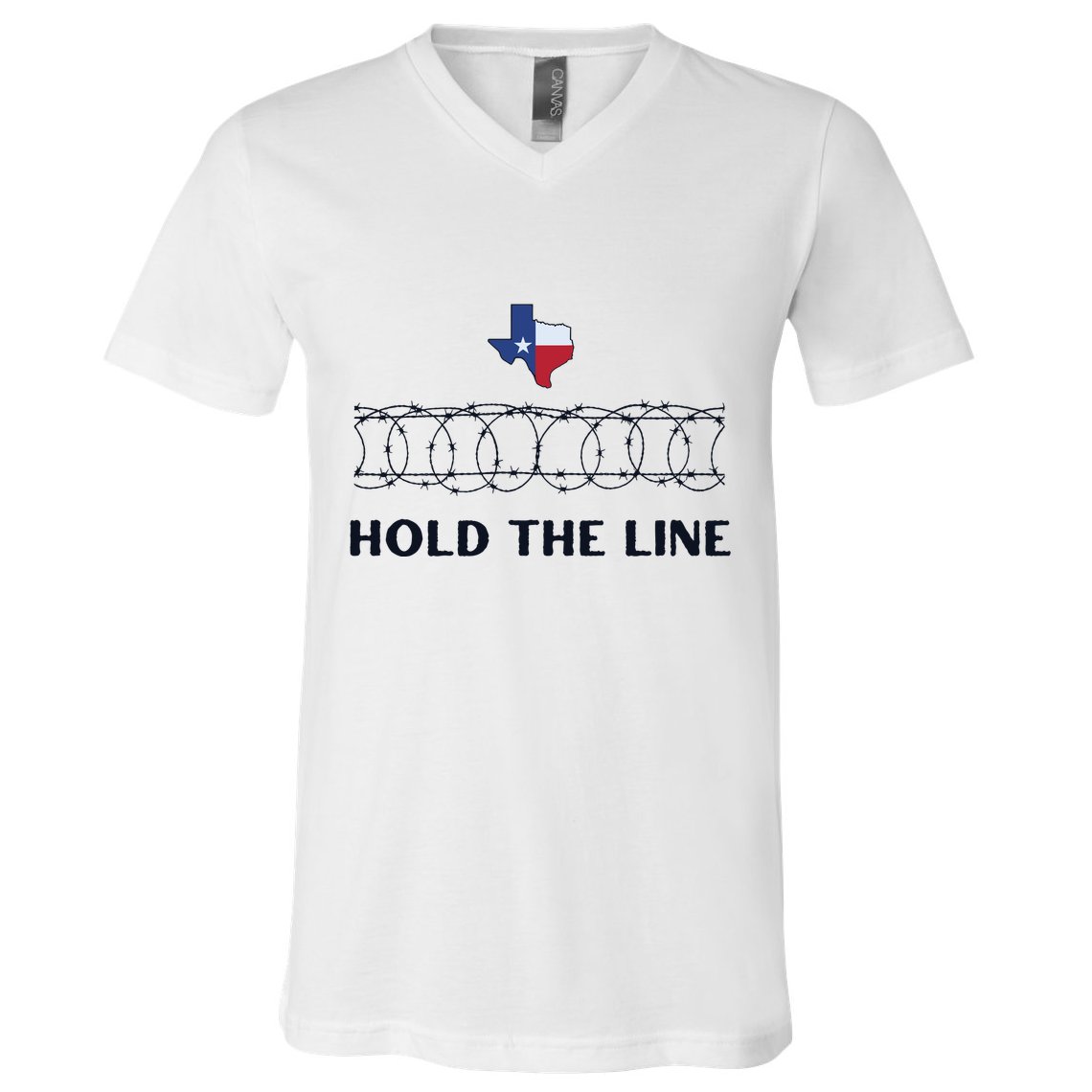 Republican Hold The Line Patriotic V-Neck T-Shirt