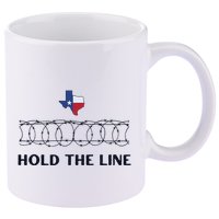 Republican Hold The Line Patriotic 11oz C Handle Ceramic Mug