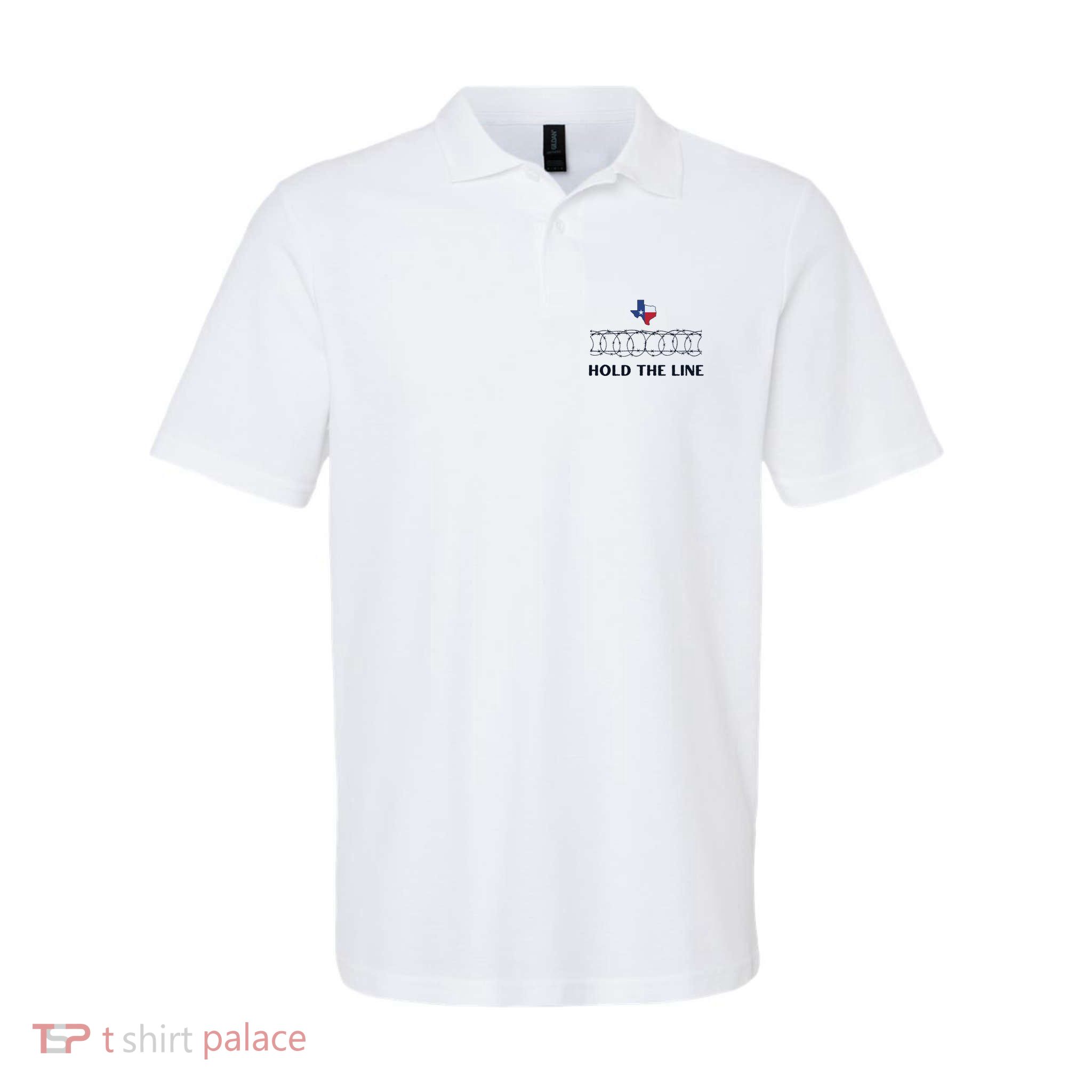 Republican Hold The Line Patriotic Polo