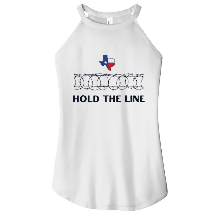 Republican Hold The Line Patriotic Women's Perfect Tri Rocker Tank