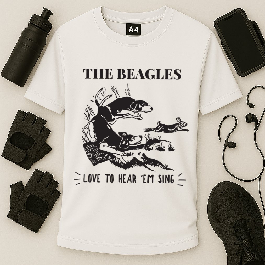 Rabbit Hunting The Beagles Love To Hear Em Sing Performance Shirt