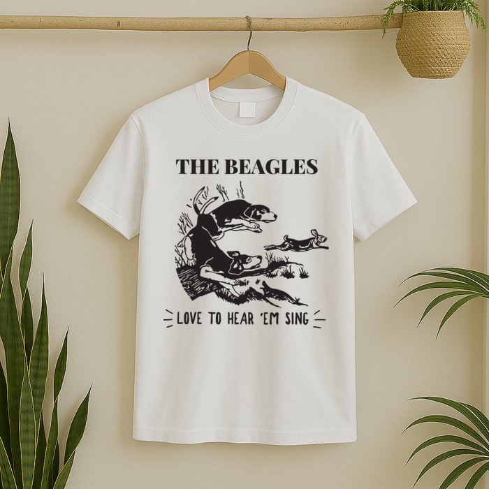 Rabbit Hunting The Beagles Love To Hear Em Sing T-Shirt
