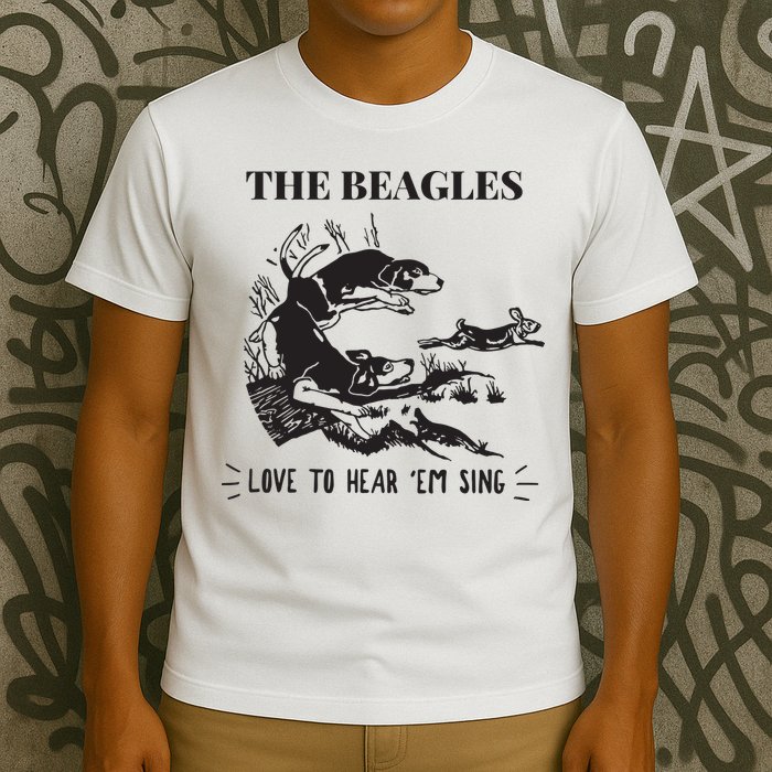 Rabbit Hunting The Beagles Love To Hear Em Sing T-Shirt