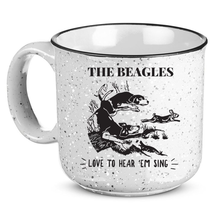 Rabbit Hunting The Beagles Love To Hear Em Sing 15oz Campfire Ceramic Mug