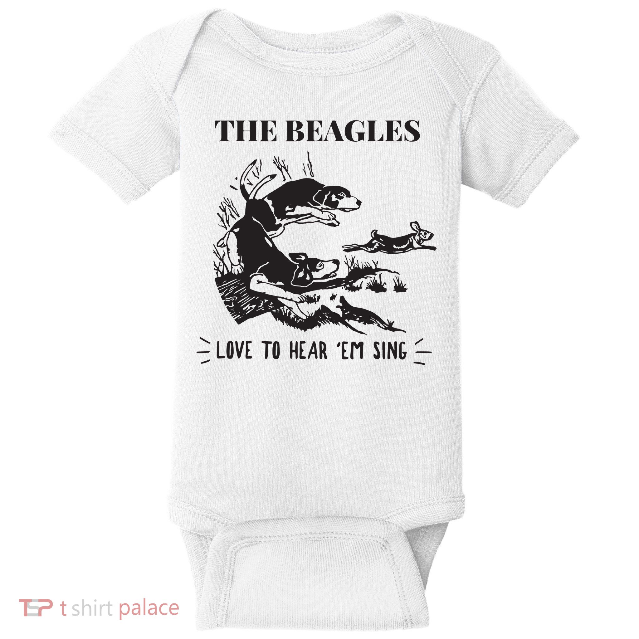 Rabbit Hunting The Beagles Love To Hear Em Sing Baby Bodysuit