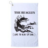 Rabbit Hunting The Beagles Love To Hear Em Sing Golf Towel