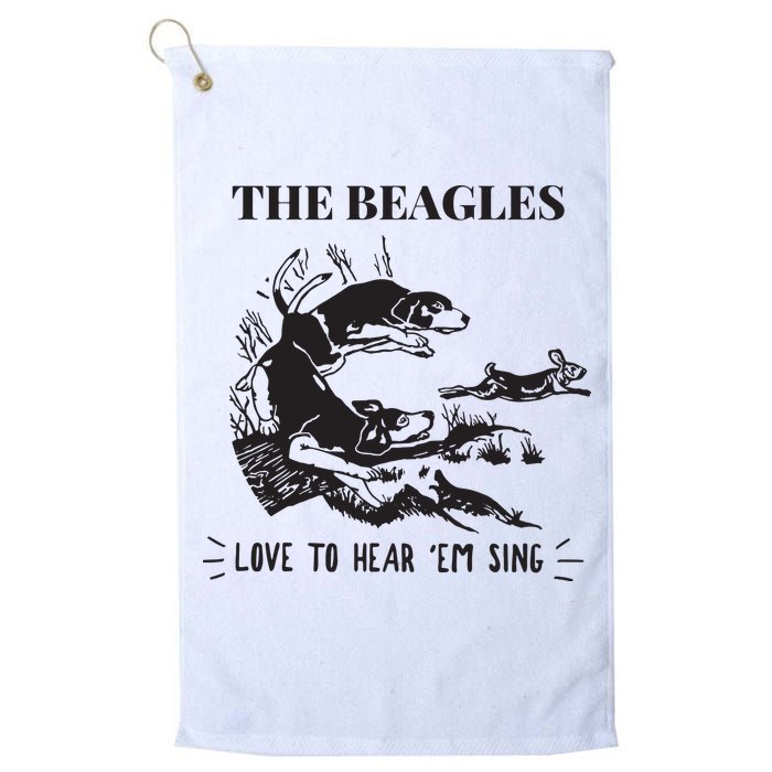 Rabbit Hunting The Beagles Love To Hear Em Sing Golf Towel