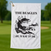Rabbit Hunting The Beagles Love To Hear Em Sing Golf Towel
