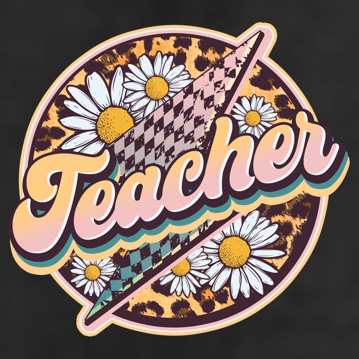 Retro Hippie Teacher Cool Comfort Performance Bucket Hat
