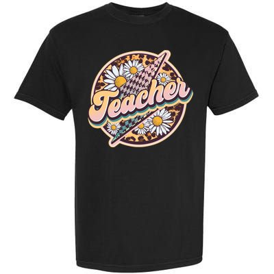 Retro Hippie Teacher Garment-Dyed Heavyweight T-Shirt