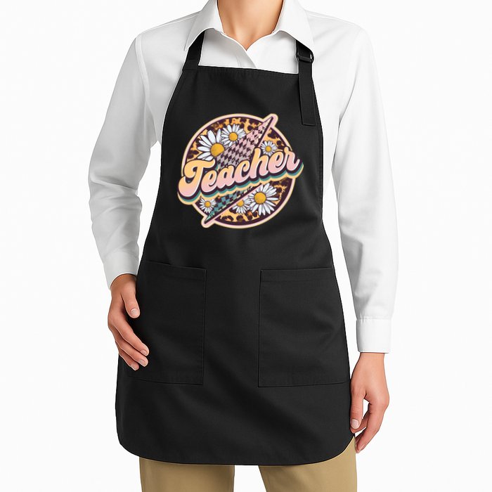 Retro Hippie Teacher Apron