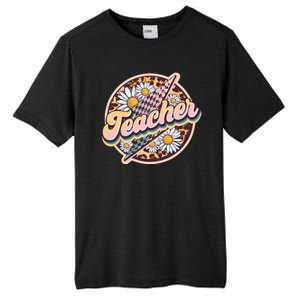 Retro Hippie Teacher Tall Fusion ChromaSoft Performance T-Shirt