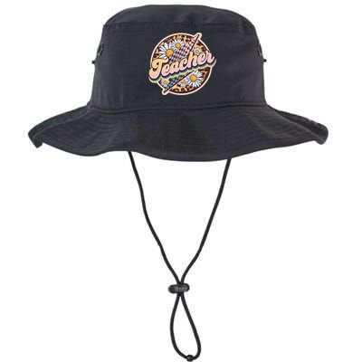 Retro Hippie Teacher Bucket Hat