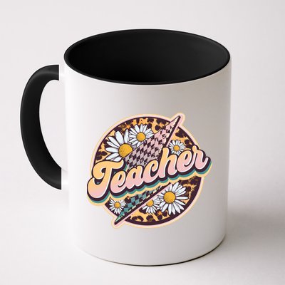 Retro Hippie Teacher Mug