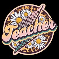 Retro Hippie Teacher Mug