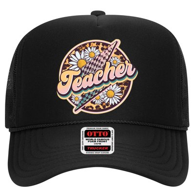 Retro Hippie Teacher Trucker Hat