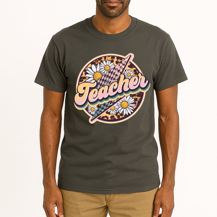 Retro Hippie Teacher Tall T-Shirt