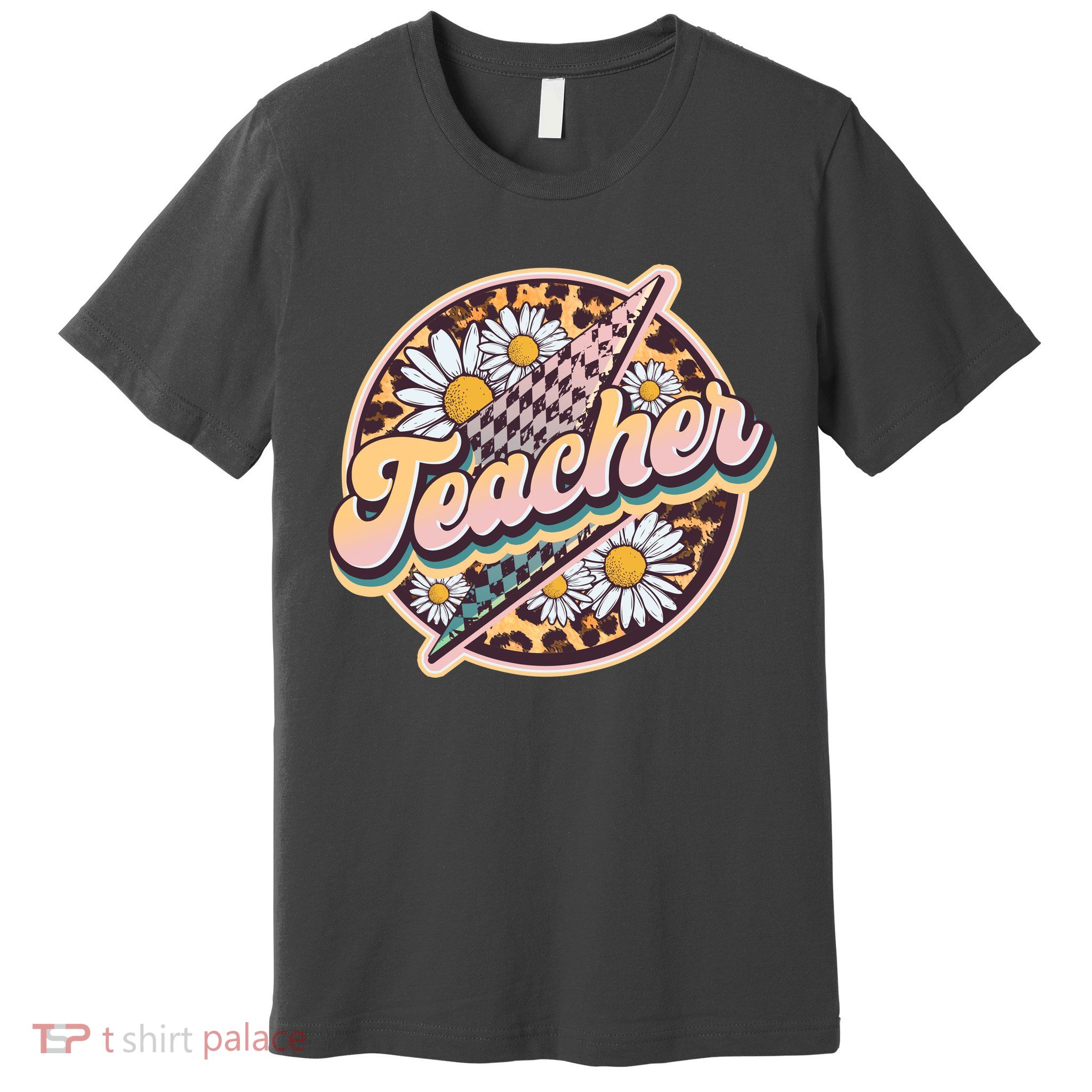 Retro Hippie Teacher Premium T-Shirt