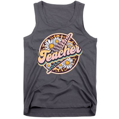 Retro Hippie Teacher Tank Top