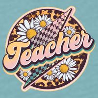 Retro Hippie Teacher Sueded Cloud Jersey T-Shirt