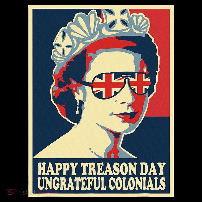 Retro Happy Treason Day 4th Of July British Colonials Flag Cooling Performance Long Sleeve Crew