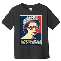 Retro Happy Treason Day 4th Of July British Colonials Flag Toddler T-Shirt