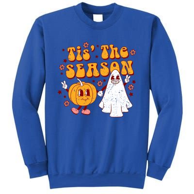 Retro Halloween Tis The Season Halloween Ghost Boy Girl Gift Sweatshirt