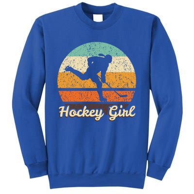 Retro Hockey Vintage Hockey Player Gift 90s Icehockey Gift Sweatshirt