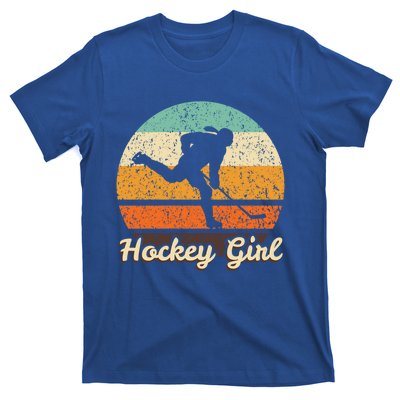 Retro Hockey Vintage Hockey Player Gift 90s Icehockey Gift T-Shirt