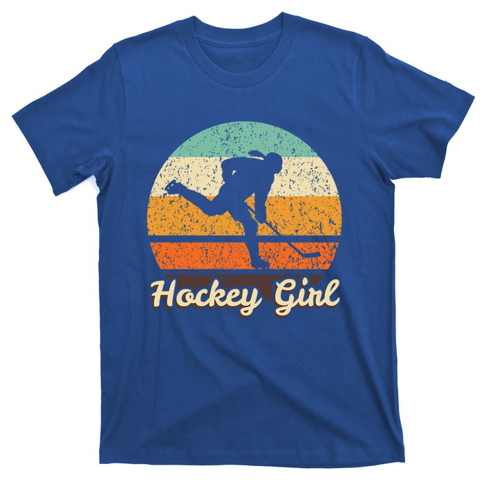 Retro Hockey Vintage Hockey Player Gift 90s Icehockey Gift T-Shirt