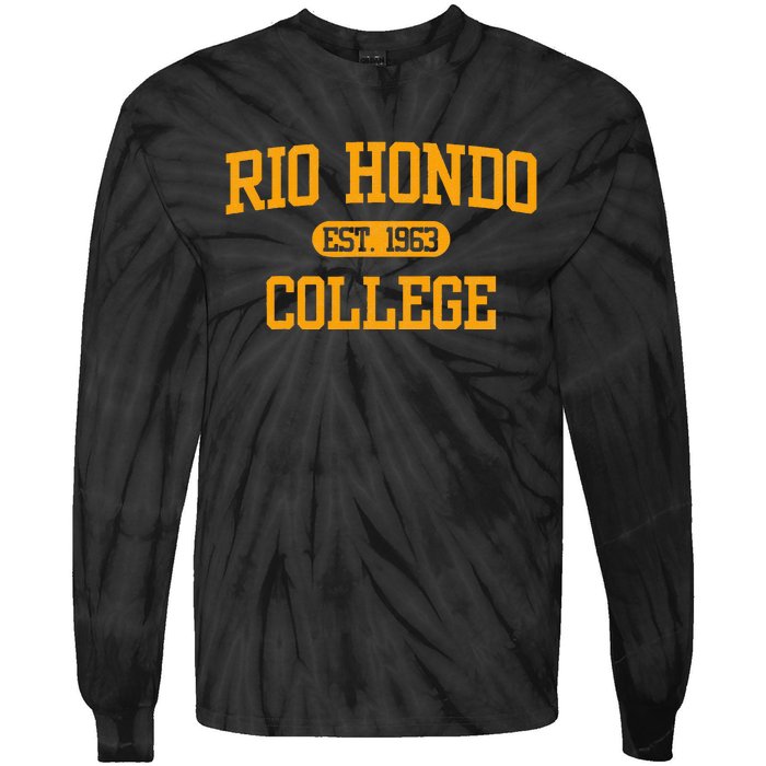 Rio Hondo Vintage Arch College Tie-Dye Long Sleeve Shirt