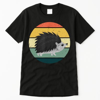 Retro Hedgehog Vintage Hedgehogs Cute Forest Animal Lover TShirt Tall T-Shirt