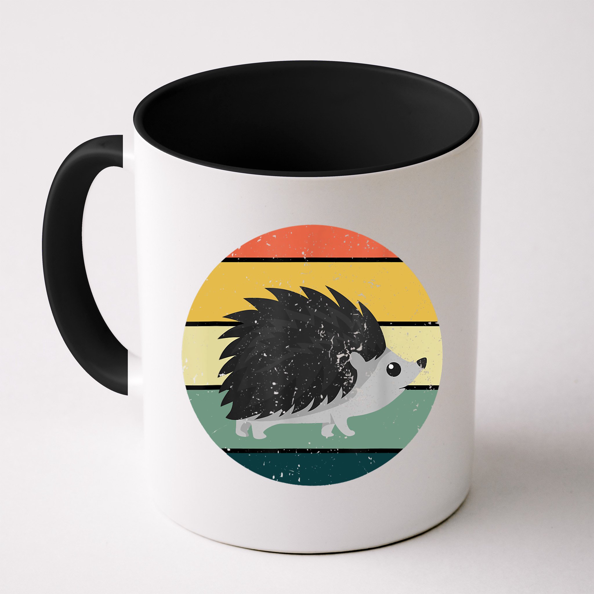 Retro Hedgehog Vintage Hedgehogs Cute Forest Animal Lover TShirt Mug
