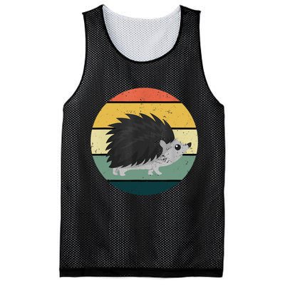Retro Hedgehog Vintage Hedgehogs Cute Forest Animal Lover TShirt Mesh Reversible Basketball Jersey Tank