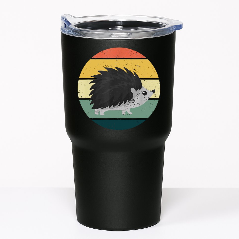 Retro Hedgehog Vintage Hedgehogs Cute Forest Animal Lover TShirt Tumbler
