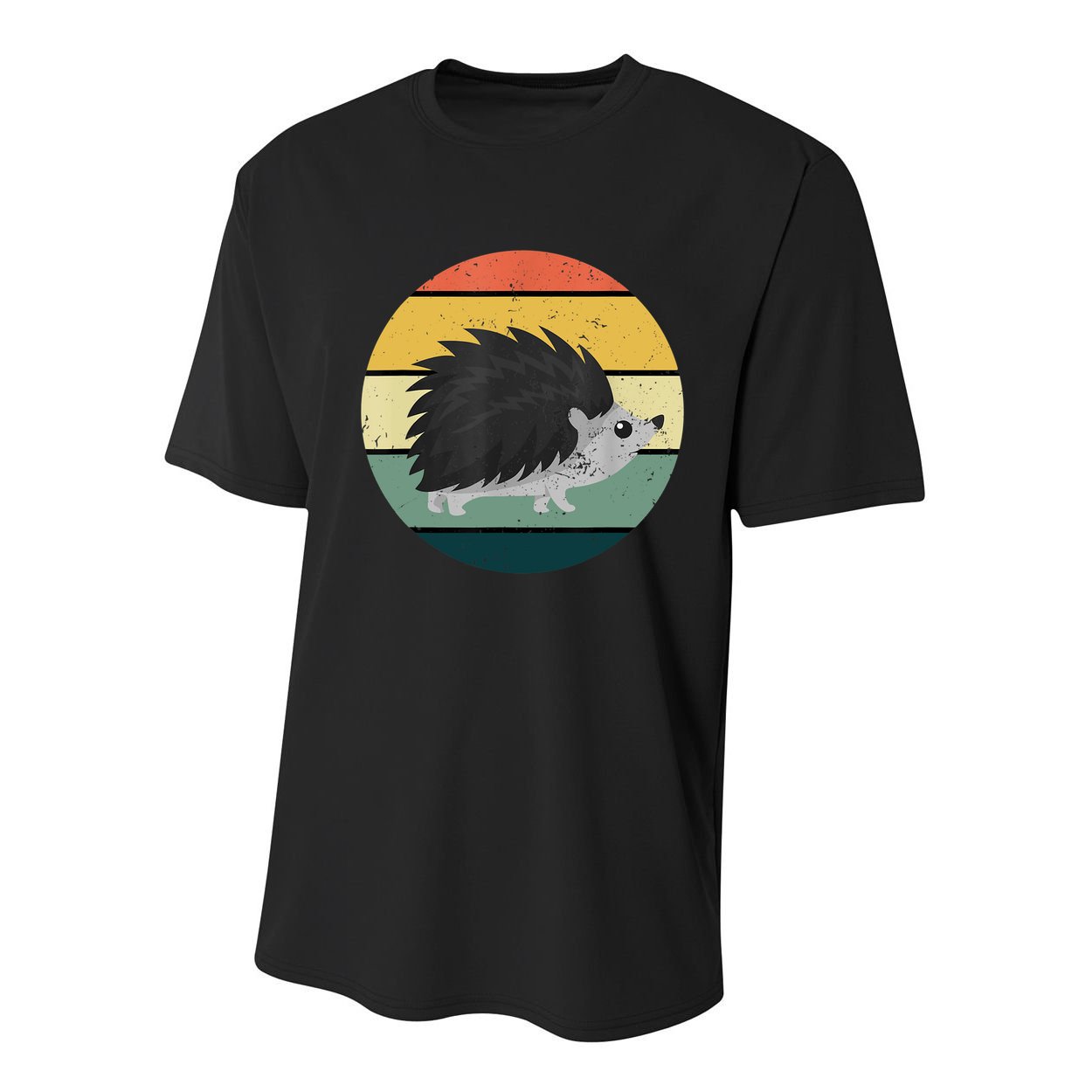 Retro Hedgehog Vintage Hedgehogs Cute Forest Animal Lover TShirt Youth Performance Sprint T-Shirt
