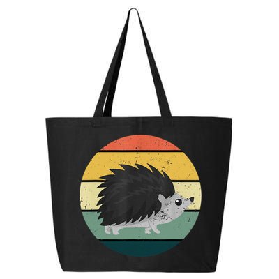 Retro Hedgehog Vintage Hedgehogs Cute Forest Animal Lover TShirt 25L Jumbo Tote