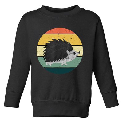 Retro Hedgehog Vintage Hedgehogs Cute Forest Animal Lover TShirt Toddler Sweatshirt