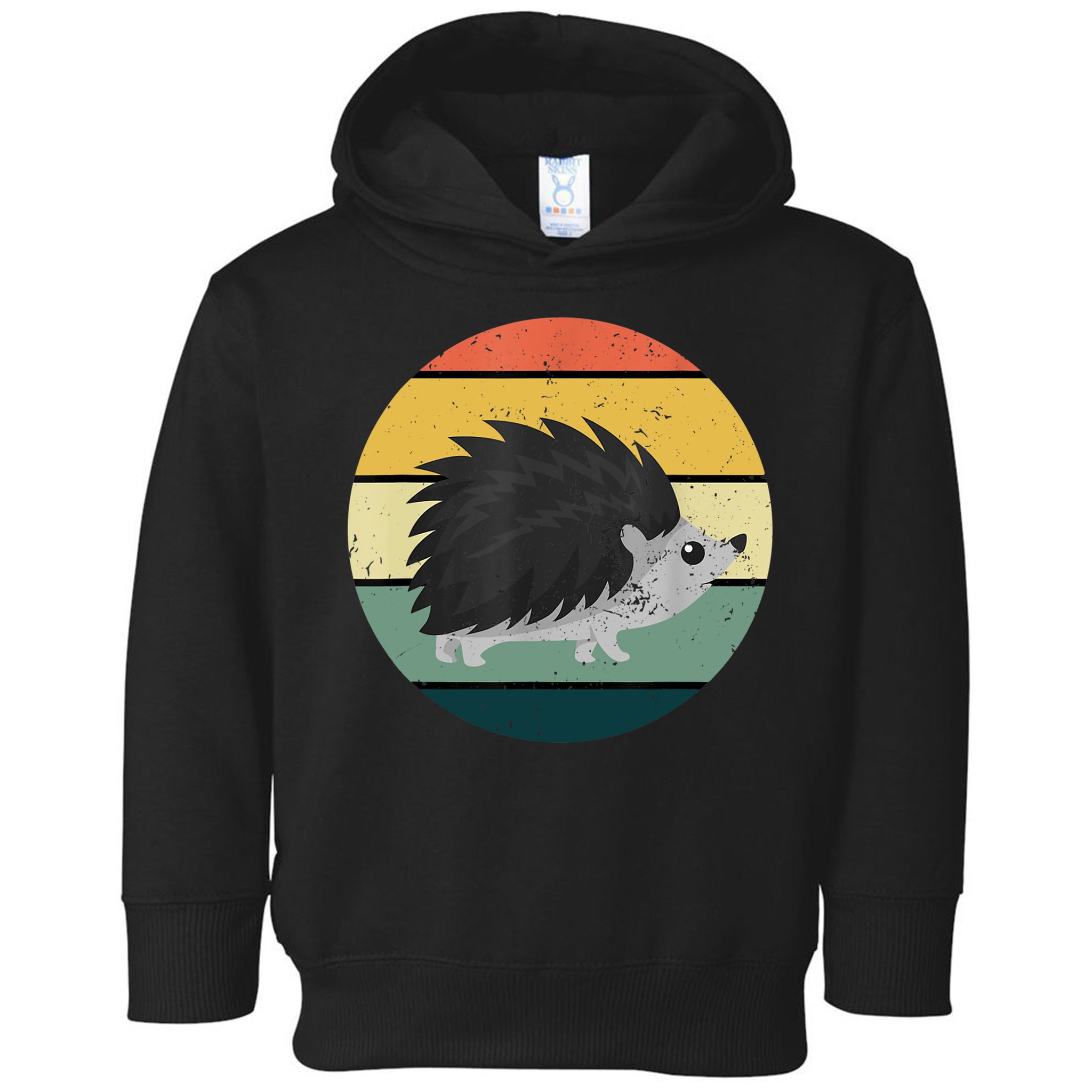 Retro Hedgehog Vintage Hedgehogs Cute Forest Animal Lover TShirt Toddler Hoodie